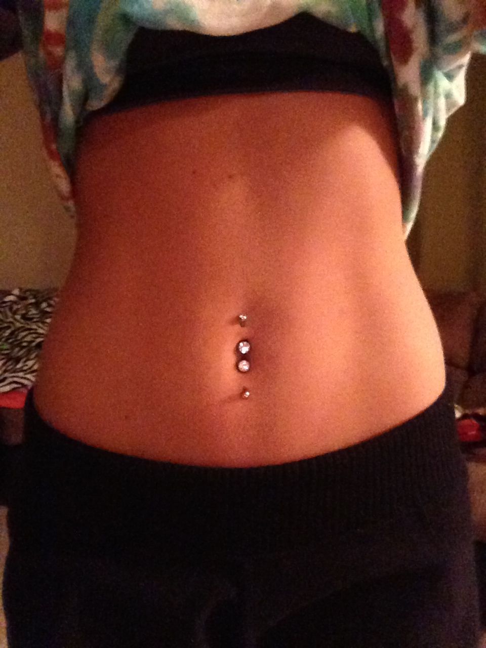 Nabel Piercing Brosche Türkis 