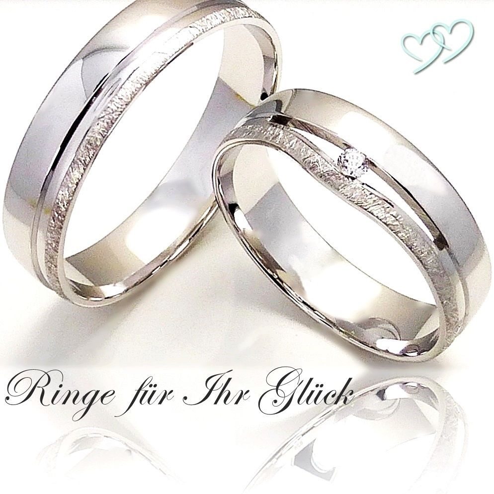 2 Partner Ringe Eheringe Trauringe Verlobungsringe Gravur Gratis TE42x 