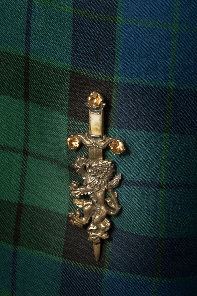 S Distel Moderne Kilt Pin Vergoldet/S Cottish Pins 