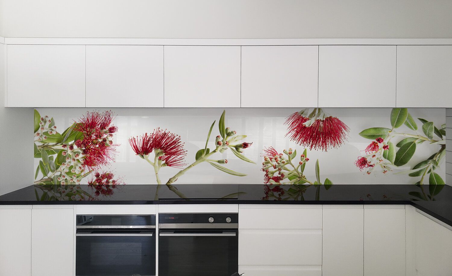 Splashback Toughened Glass Modern Unique Kitchen Sunrise Lake Nature Any Sizes 