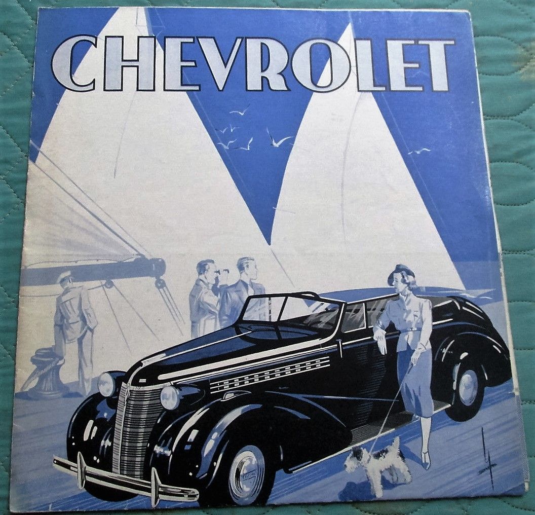1938 CHEVROLET COUPE Custom Car SPEC SHEET BROCHURE PHOTO BOOKLET 