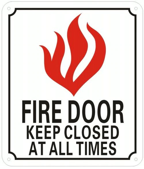 Please Keep This Gate Closed At All Times Aluminium Composite Sign 200mm x 135mm 