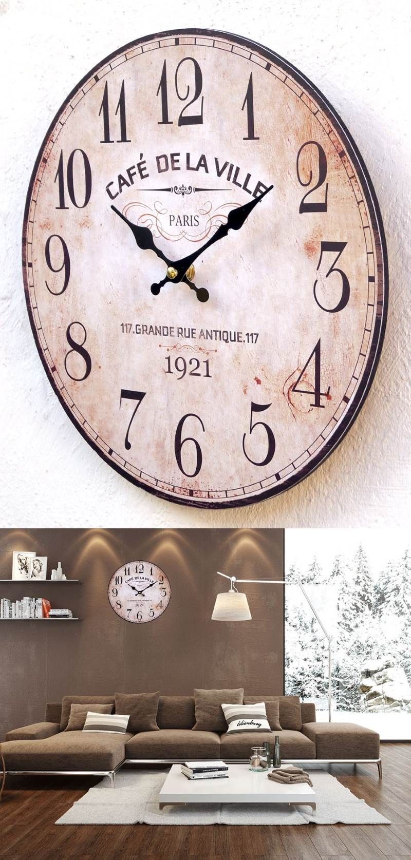 Wanduhr Militär  Hubschrauber Acryl Wand Deko Uhr Retro 