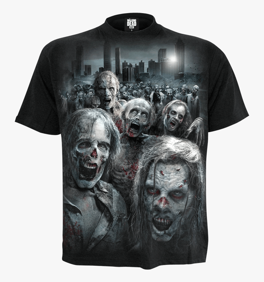 Zombie Horde Herren T-Shirt Schwarz The Walking Dead Gr.S-XL 