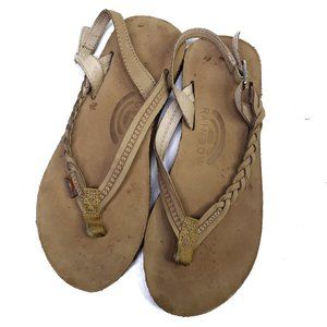 New Black/Pink A46 Girl's Youth Rainbow The Grombows Flip Flop Sandals 