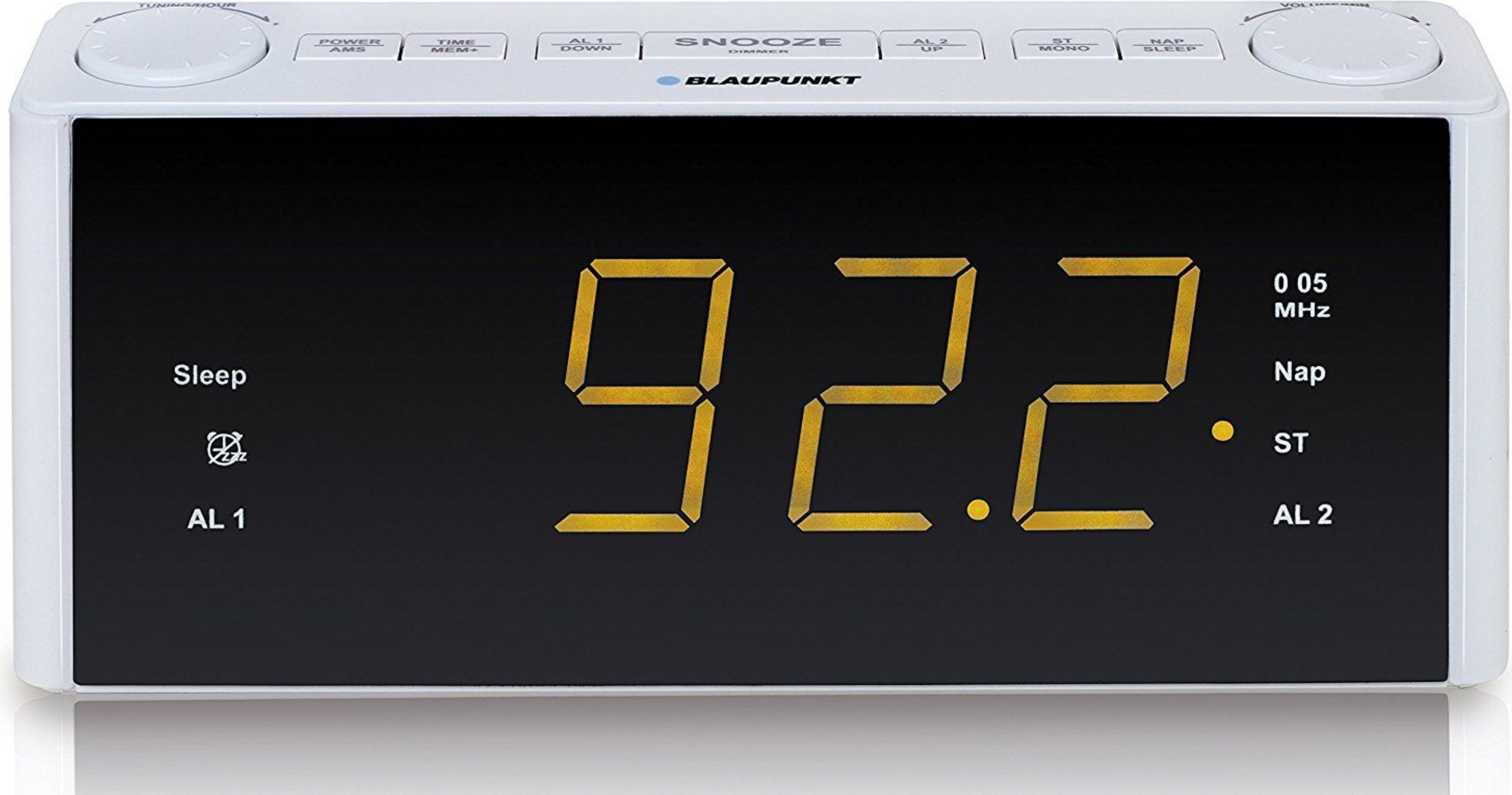 Uhrenradio R1000 schwarzRadioweckerRadioWeckerUhrUKWLED 