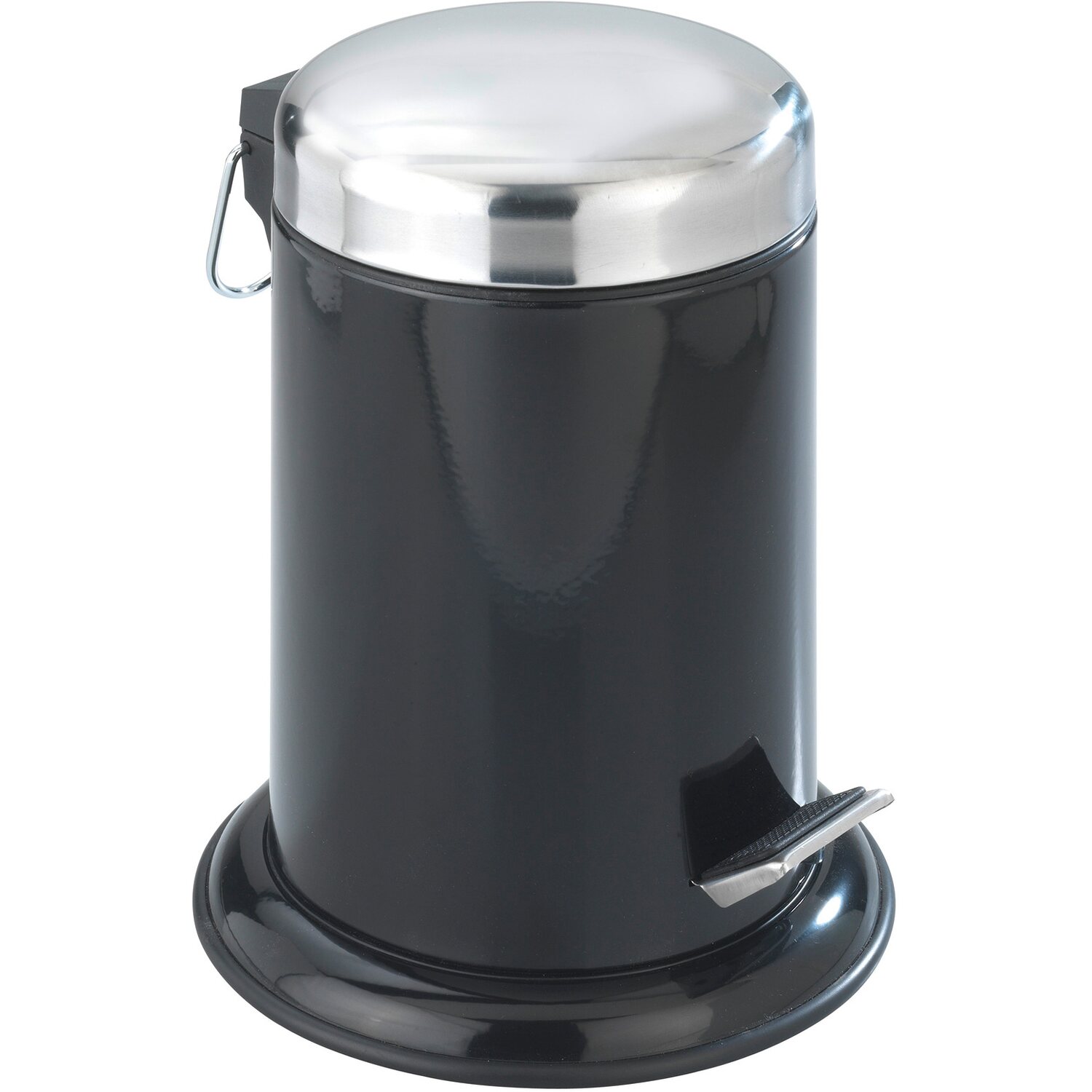 WENKO Treteimer Nova Edelstahl rostfrei 3 Liter    Kosmetikeimer  Abfalleimer 