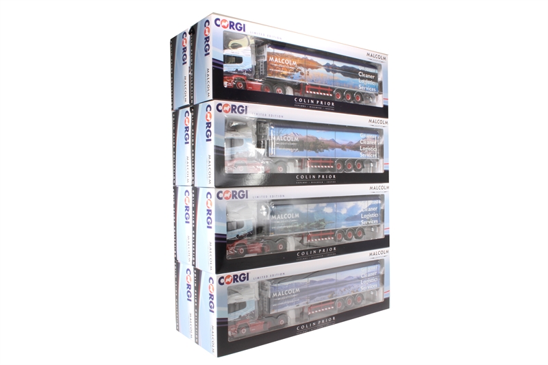 Corgi CC13799-1/50  Scania R Highline Malcolm Logistics Colin Prior Collection 