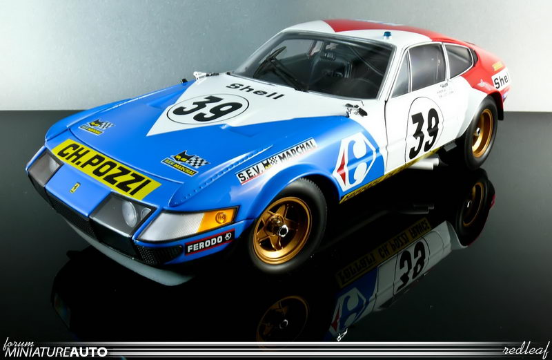 4 Luchard 24 Hours Of Mans 75 Decals 1/24 Ferrari 365 Gtb FFSMC Productions 