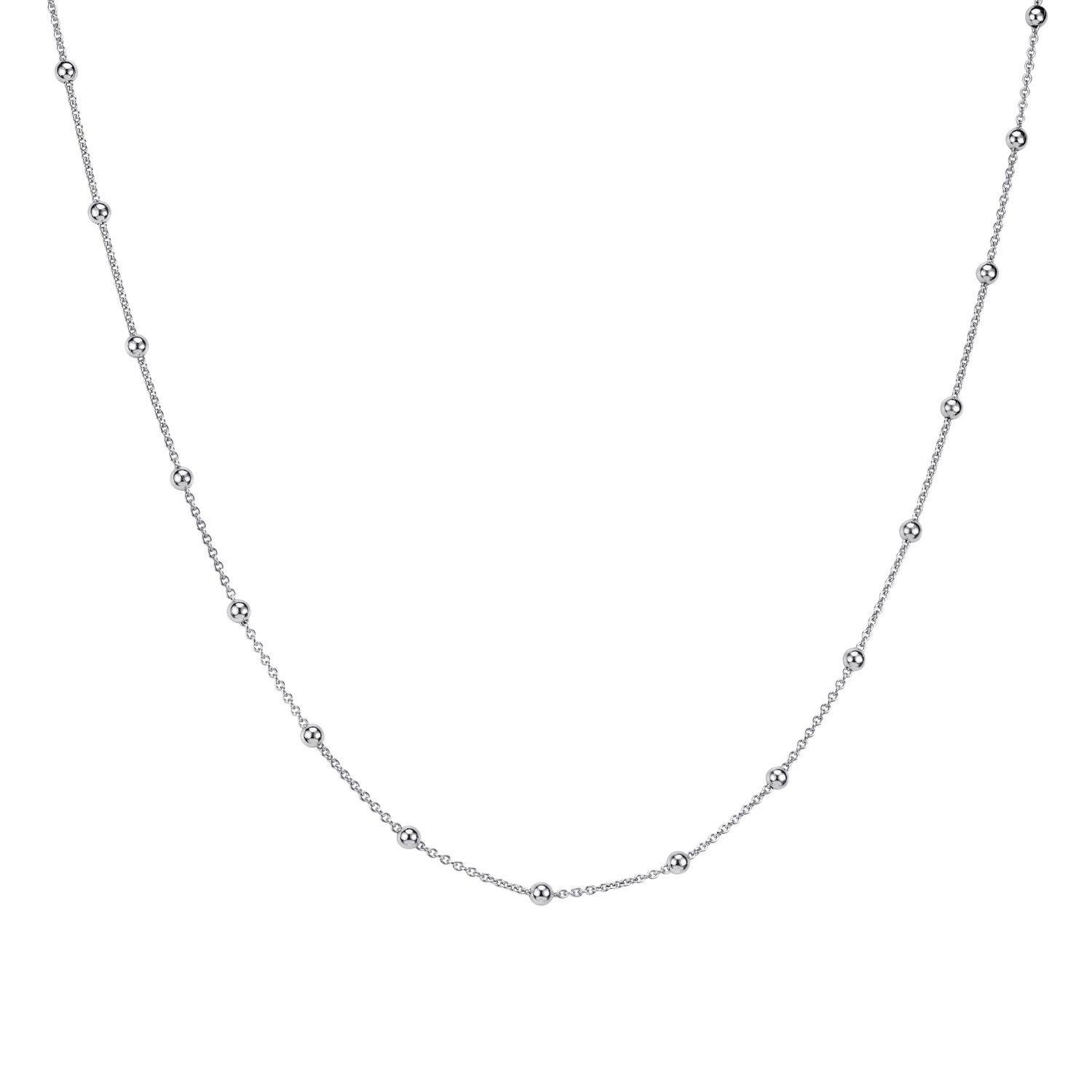 SilberDream Halskette 925 Silber 70cm Kugelkette Damen Schmuck silber SDK20670 