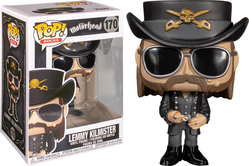 Motorhead Lemmy Kilmister Motörhead POP Rocks #170 Vinyl Figur Funko 