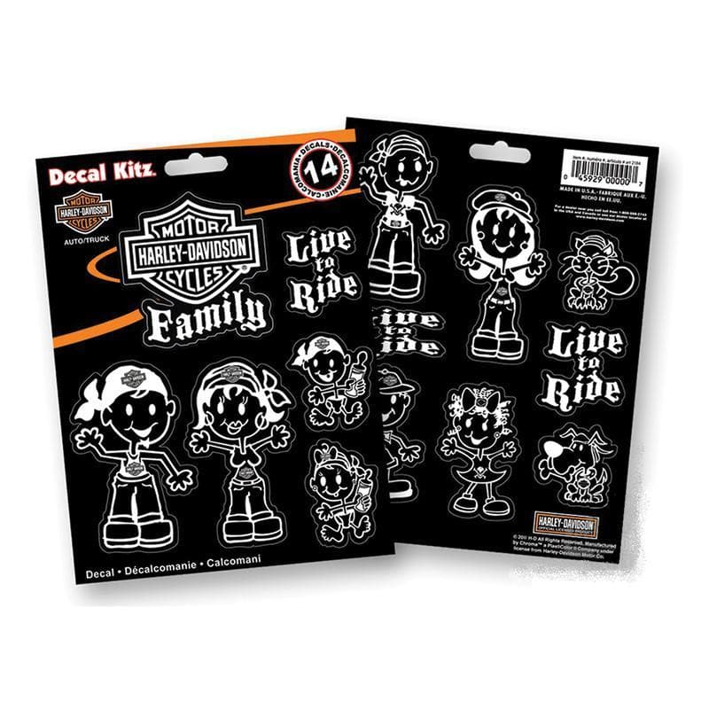 Harley-Davidson Family Decal Stickers NEW 