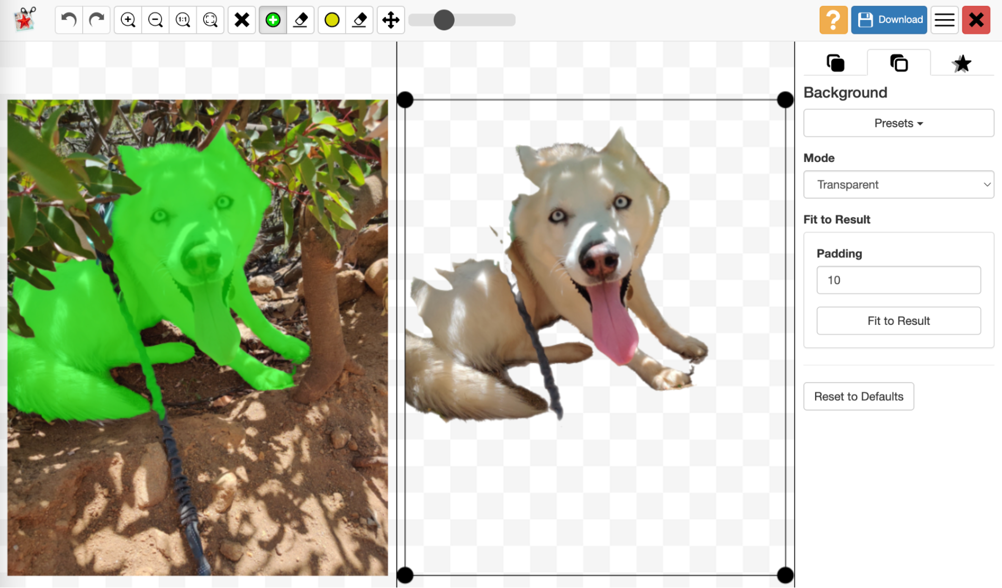 How PhotoScissors Image Background Remover Tool Works