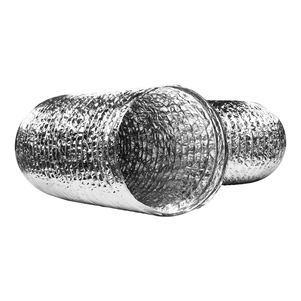 Alu-Flexschlauch 180mm isoliert 10m lang Alu-Flexrohr Lüftungsschlauch Aluminium 