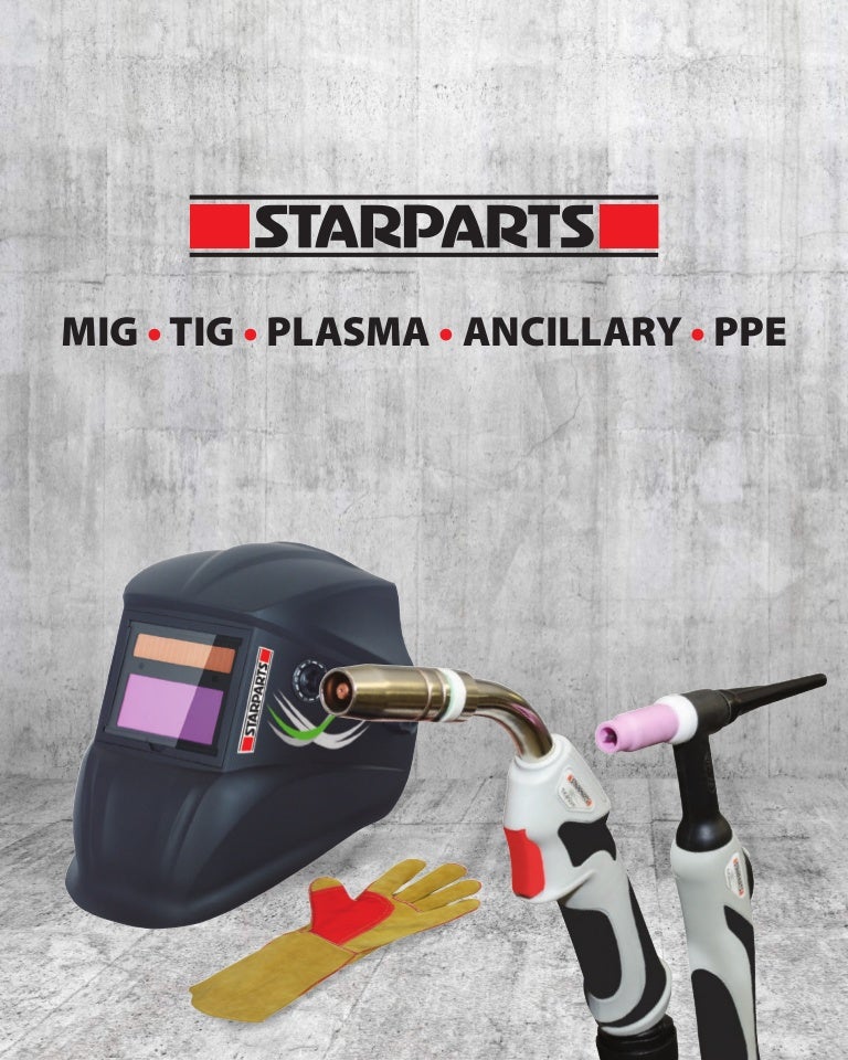 Starparts Titanium Air Cooled Mig Welding Torch ~ T360-3,4,5 metre Euro fitting 