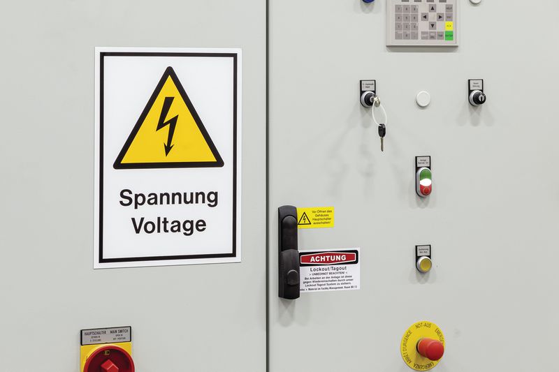 Schild Elektrischer Betriebsraum 13,10x18,50 43.1243 