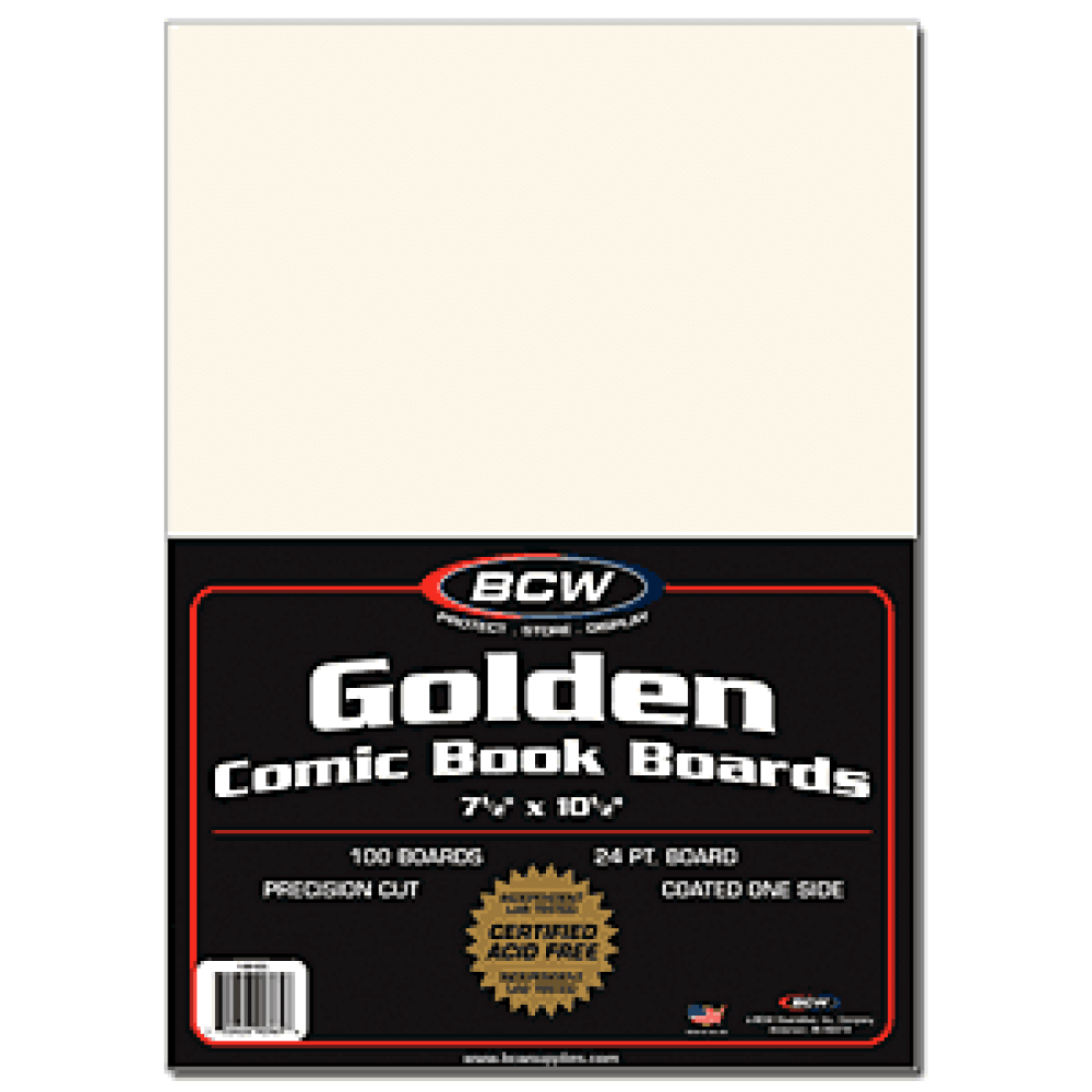 200 BCW GOLDEN AGE COMIC RESEALABLE BAGS POLY 7 5/8 x 10 1/2 