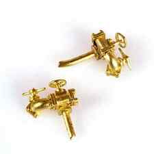 1Z-115/01 Dingler 4 Signalscheiben rund Spur 1 Messing lackiert 