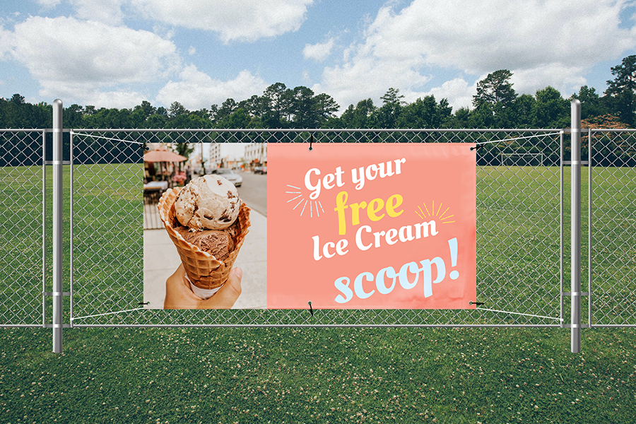 OUTDOOR PVC UNDER NEW  MANAGEMENT BANNER BUSINESS SIGN ADVERT FRE ARTWORK READY 