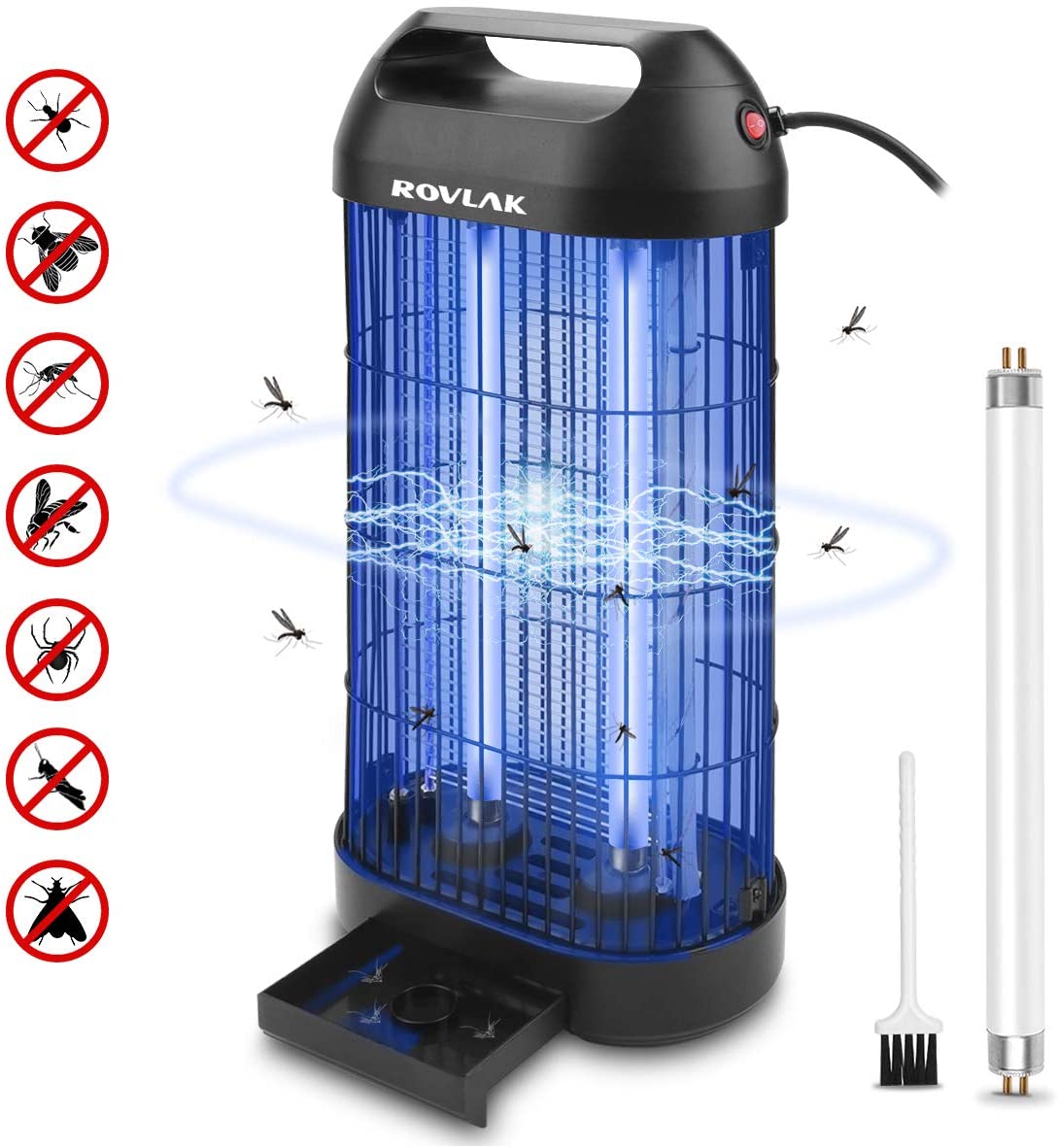 UV Insektenvernichter Insektenkiller Mückenlampe Elektrisch UV Licht Ungiftig 