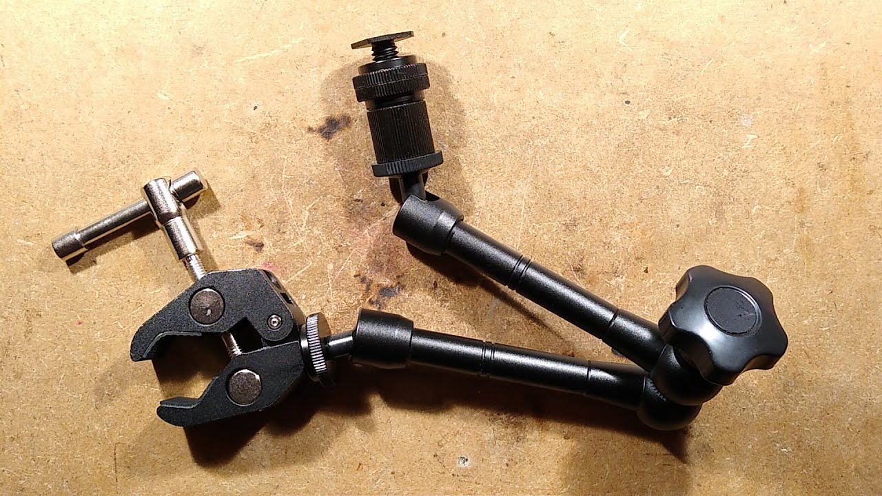 143 Kameraschiene NEUWARE Manfrotto 244 Magic Arm mit Knauf 