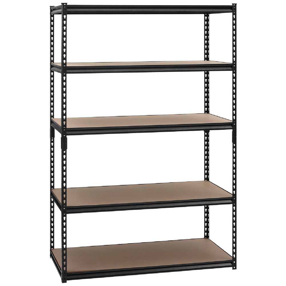 Steel Shelving Racking Unit with 5 Shelves Garage Shelf Storage Unit 1.8m x 90cm 