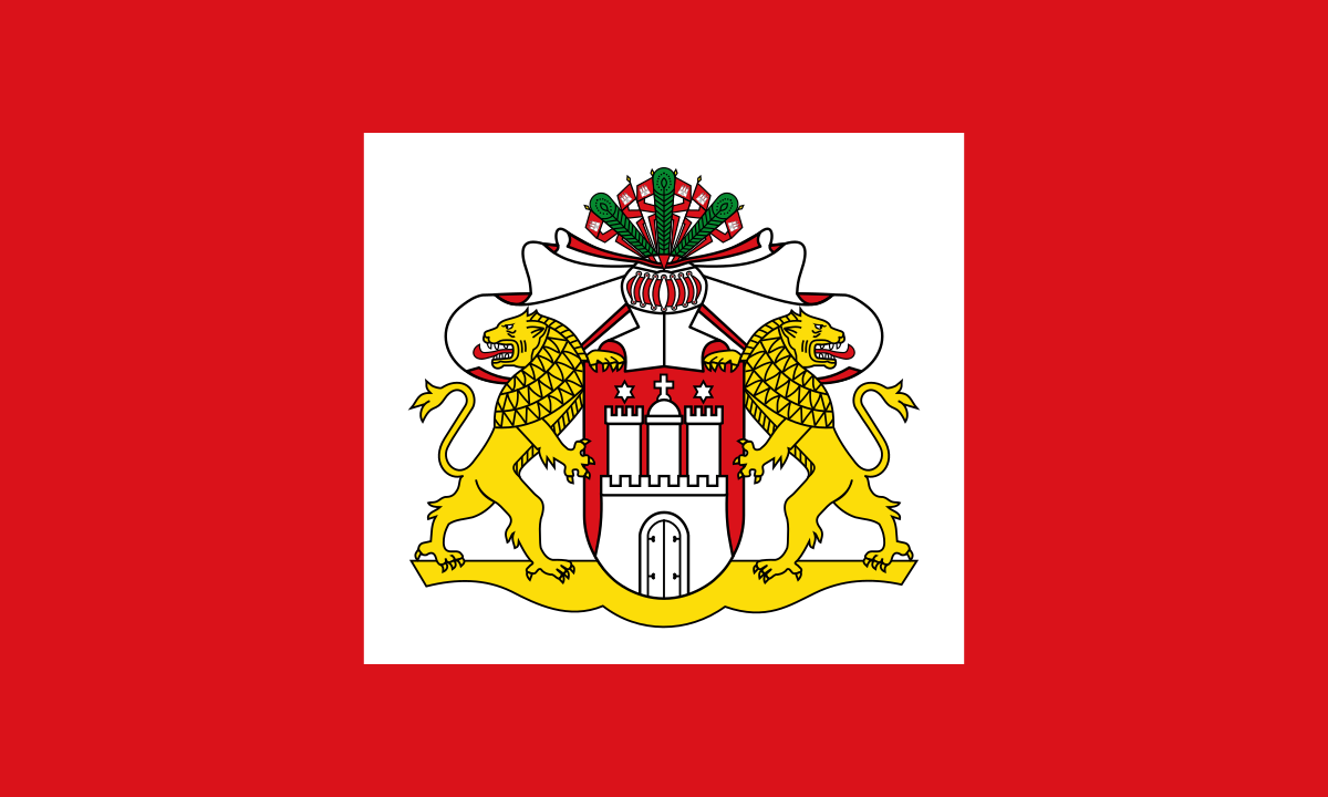 FAHNE FL AGGE HH 4495 HANSESTADT HAMBURG SILHOUETTE DEINE STADT ca.90x150 cm 