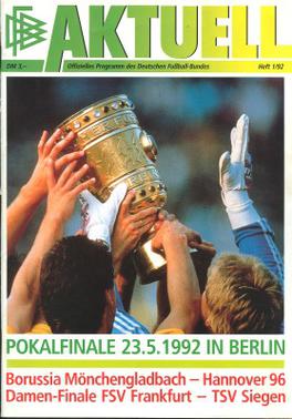 Kaiserslautern Programm 1992/93 VfL Bochum 