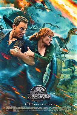 CHOOSE YOUR SIZE! Jurassic World Poster Chris Pratt Hit Movie Large FREE P+P 