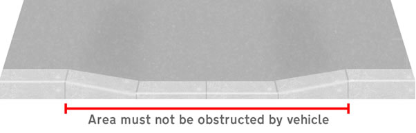 Not every disability is visible No parking in front of the lowered kerb sign 