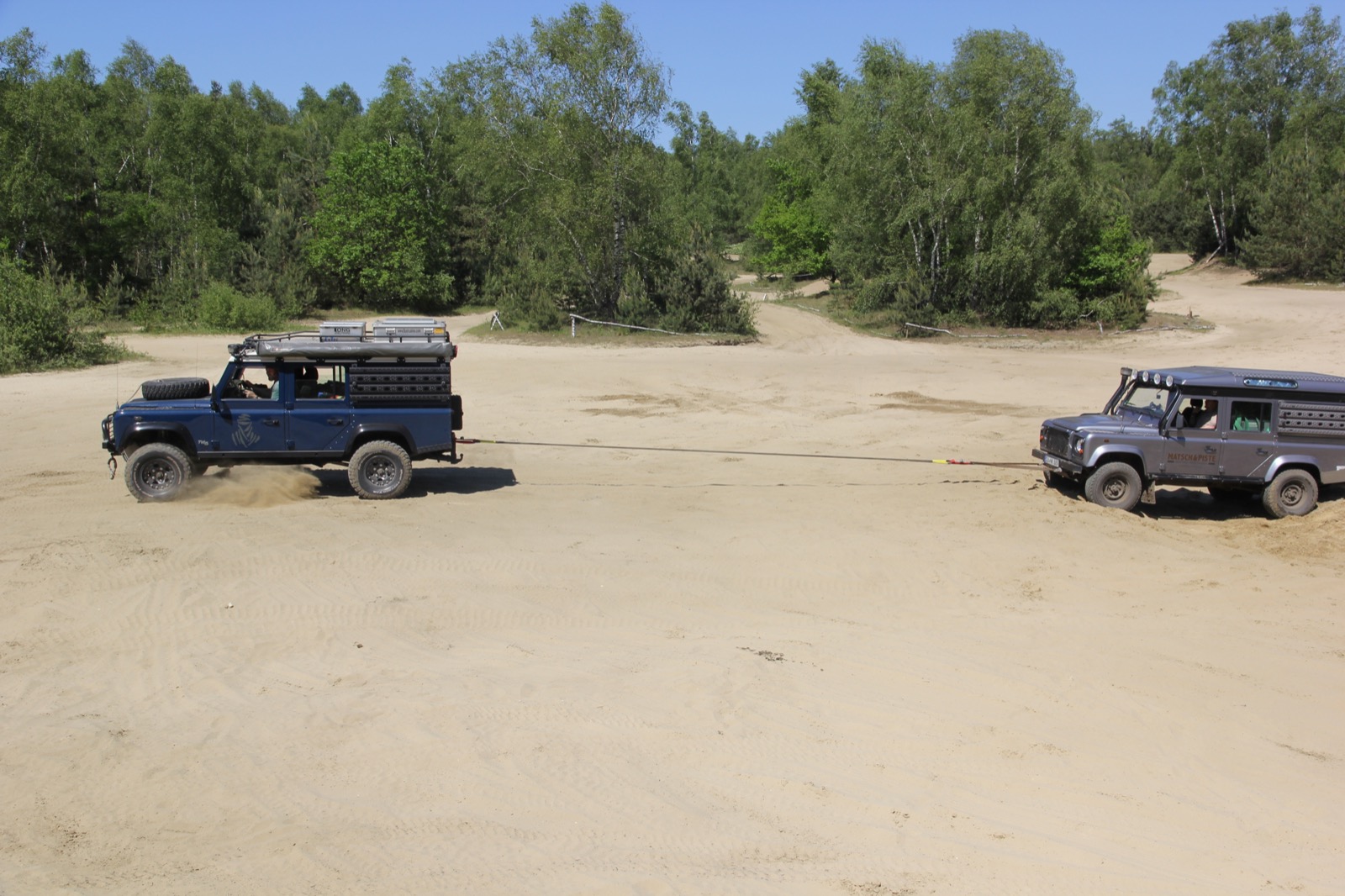 Abschleppseil 3m 12t 2 Schäkel Bergegurt Abschleppgurt Baumgurt Off Road 4x4 