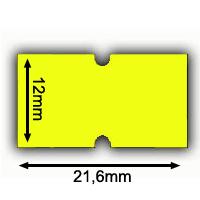 Preisetiketten rechteckig 21x12mm weiss permanent Lochetiketten für Auszeichner 
