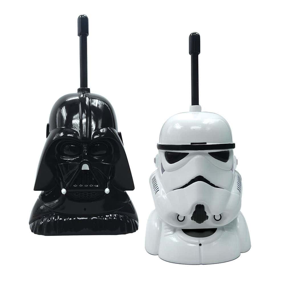 3J Star Wars Face Darth Vader Stormtropper Walkie Talkie 
