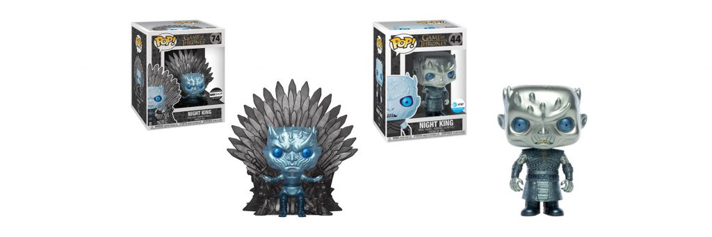 GAME OF THRONES METALLIC NIGHT KING ON THE THRONE #74 BRAND NEW FUNKO POP 