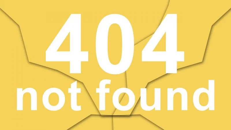 Error 404 Website Down