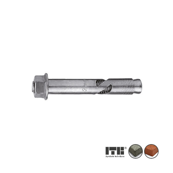 100x Trutek M10 x 75mm Through Bolt Segment Anchor TT10075 Trade Job Lot 