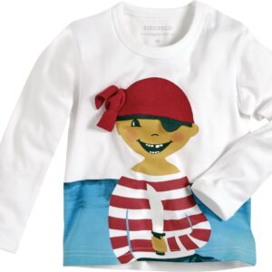 silber Gr ZIEGFELD Kids Shirt Ritter Bob Langarm schwarz 92-128 NEU 