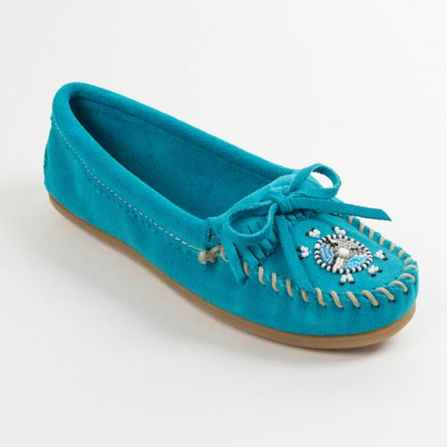 Indianer, sehr leicht Modell 67 Minnetonka Moccasin aus Hirschleder 