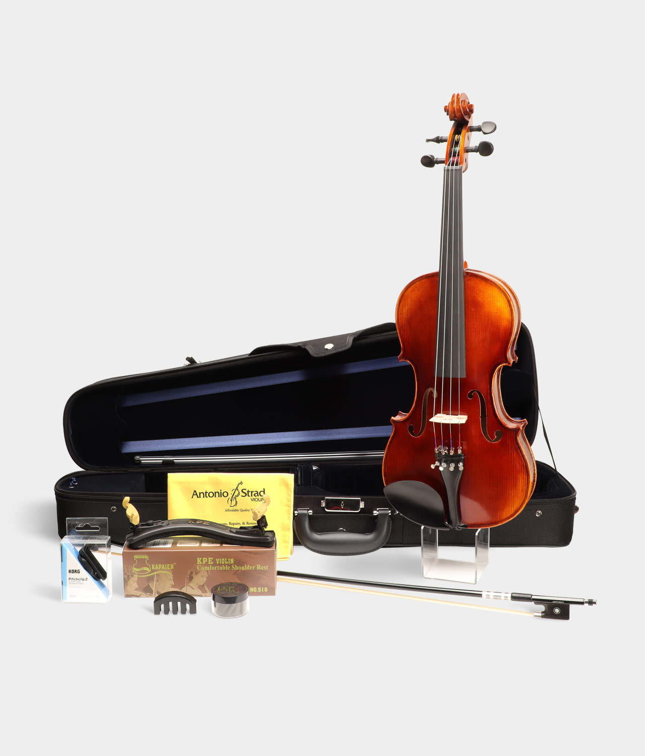 Fit 4/4 violin/viola/cello bows New Brown Wooden 12-Bow Case Pro 