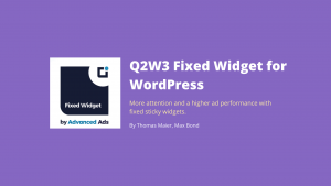 Q2W3 Fixed Widget for WordPress