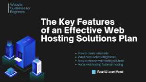 How to Choose a Web Hosting Solution Plan