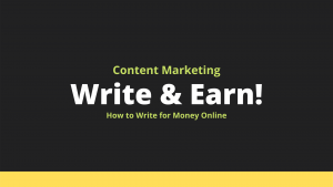 How to Write for Money Online