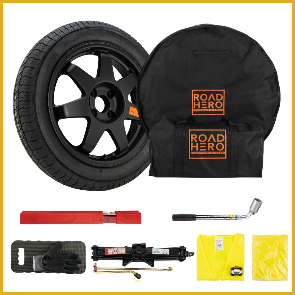 RENAULT MEGANE 2008-2018 SPACE SAVER SPARE WHEEL 17" TOOL KIT 