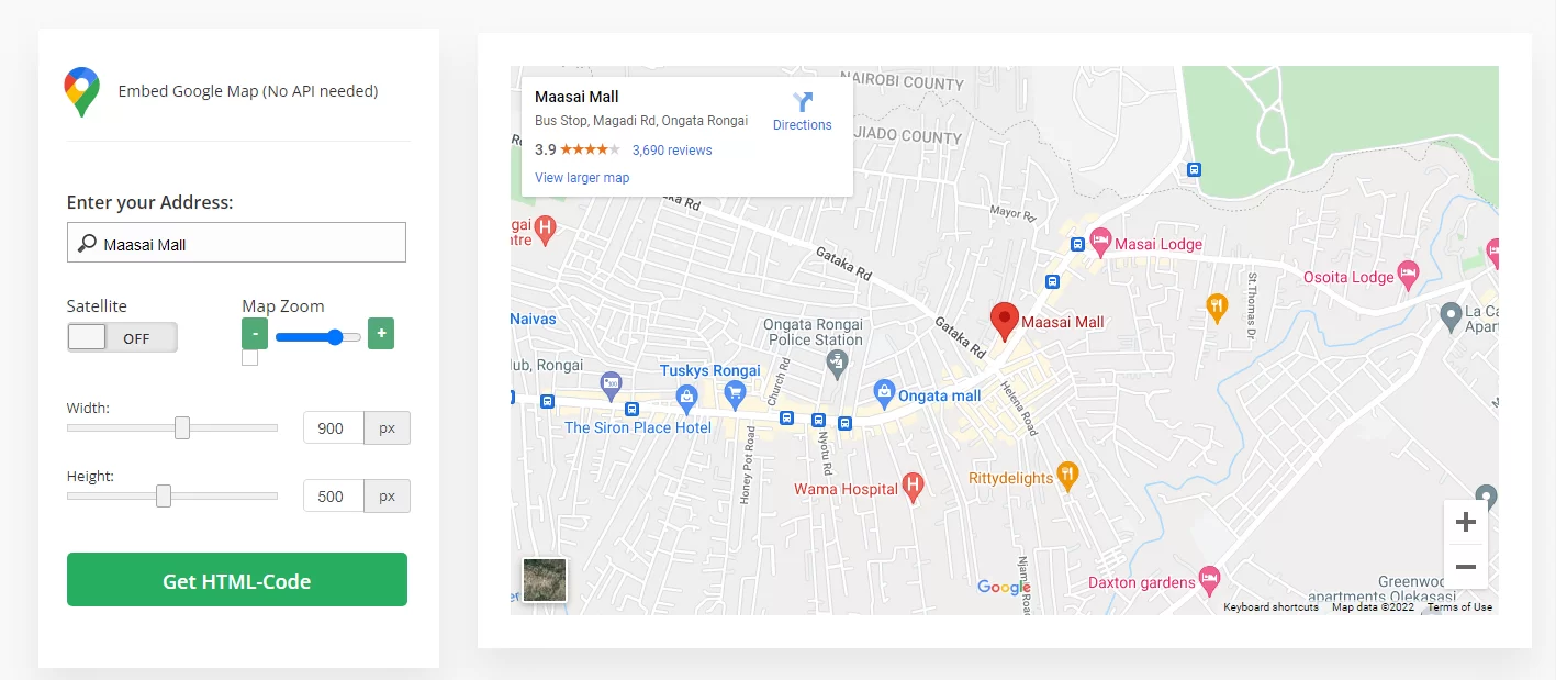 How To Embed A Google Map To A Website Using Iframe Codes