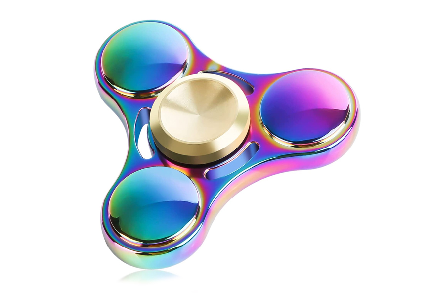 Finger Hand Fidget Spinner 100% Metall gold edel Präzisionskugellager Top Spin 1 