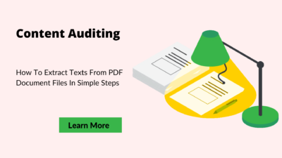 How To Extract Texts From PDF Document Files