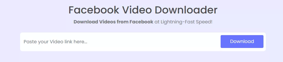 How To Use The FB Video Downloader Tool 