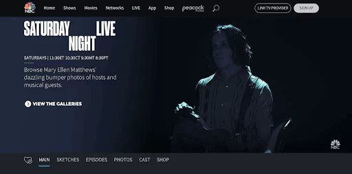 The Saturday Night Live Show Website