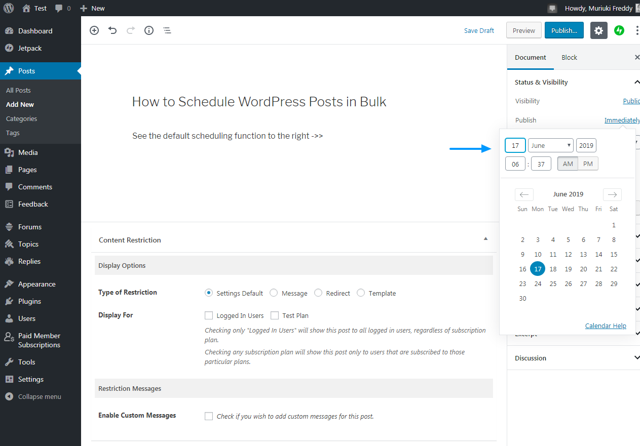 How to Schedule WordPress Posts in Bulk How to Schedule WordPress Posts in Bulk