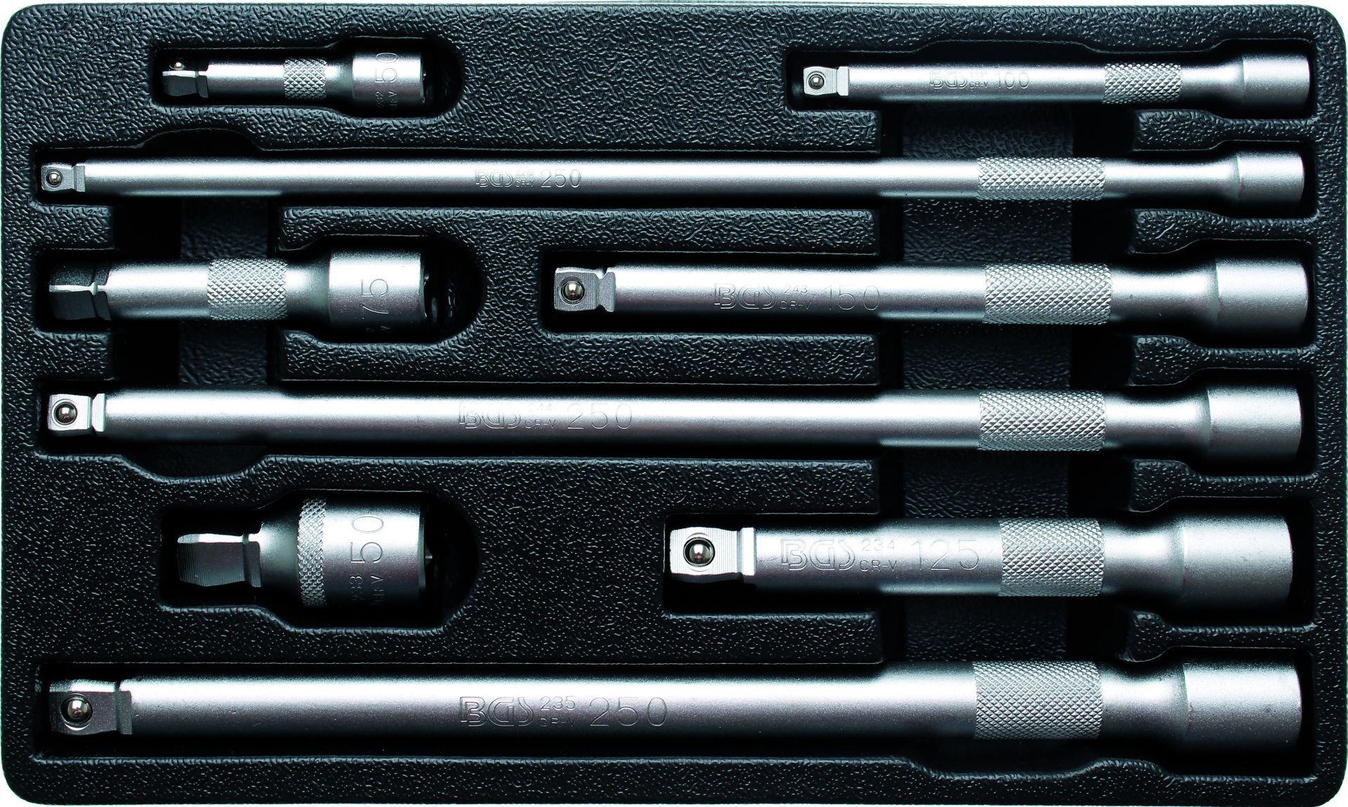 Kipp-Verlängerung Satz 1/2" 3-tlg 12,5mm BGSKipp Verlängerung Steckschlüssel 